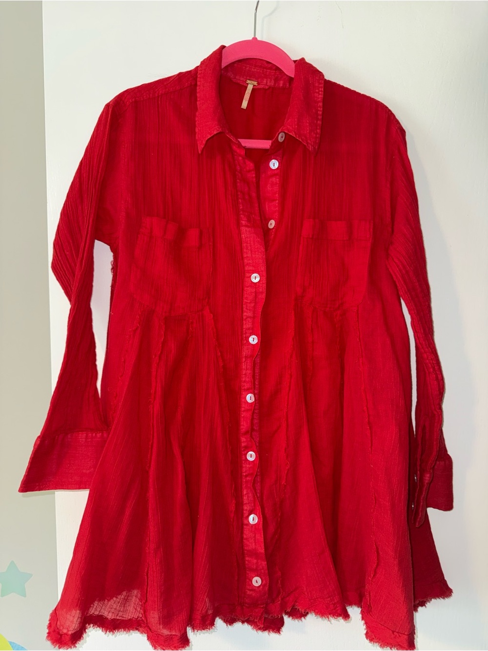 Free People splice up shirtdress tunic